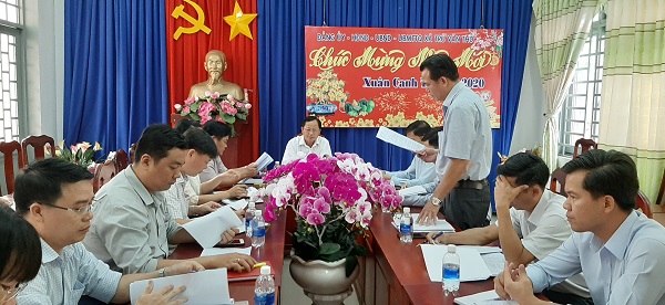 Địa phương báo cáo tiến độ triển khai thực hiện chuẩn bị tổ chức Đại hội Đảng bộ xã Trừ Văn Thố nhiệm kỳ 2020 - 2025