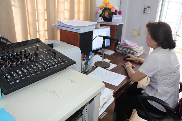 Huyện Bàu Bàng phát huy hiệu quả đài truyền thanh cơ sở trong phòng dịch Covid-19