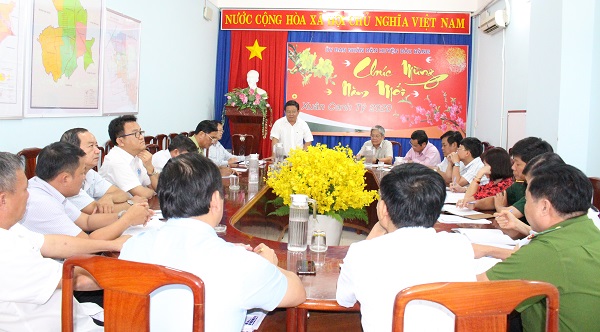 Huyện Bàu Bàng quyết tâm thực hiện thắng lợi nhiệm vụ năm 2020
