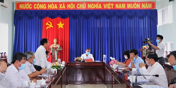 Bí thư Tỉnh ủy kiểm tra công tác chuẩn bị đại hội tại huyện Bàu Bàng