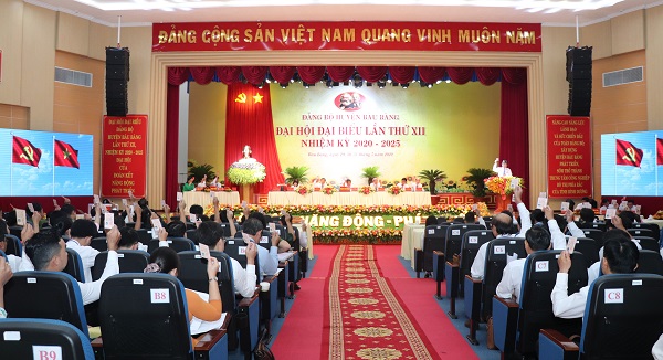Đại hội đại biểu Đảng bộ huyện Bàu Bàng lần thứ XII, nhiệm kỳ 2020-2025 họp phiên trù bị