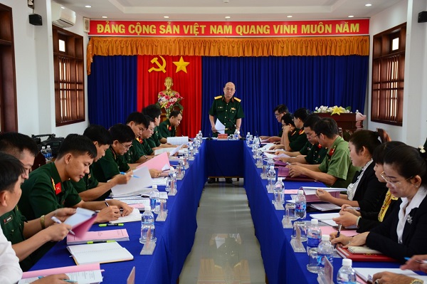 Quân khu 7 kiểm tra công tác tuyển chọn và gọi công dân nhập ngũ năm 2021 tại huyện Bàu Bàng