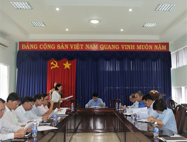 Họp Ban đại diện hội đồng quản trị ngân hàng Chính sách xã hội huyện Bàu Bàng