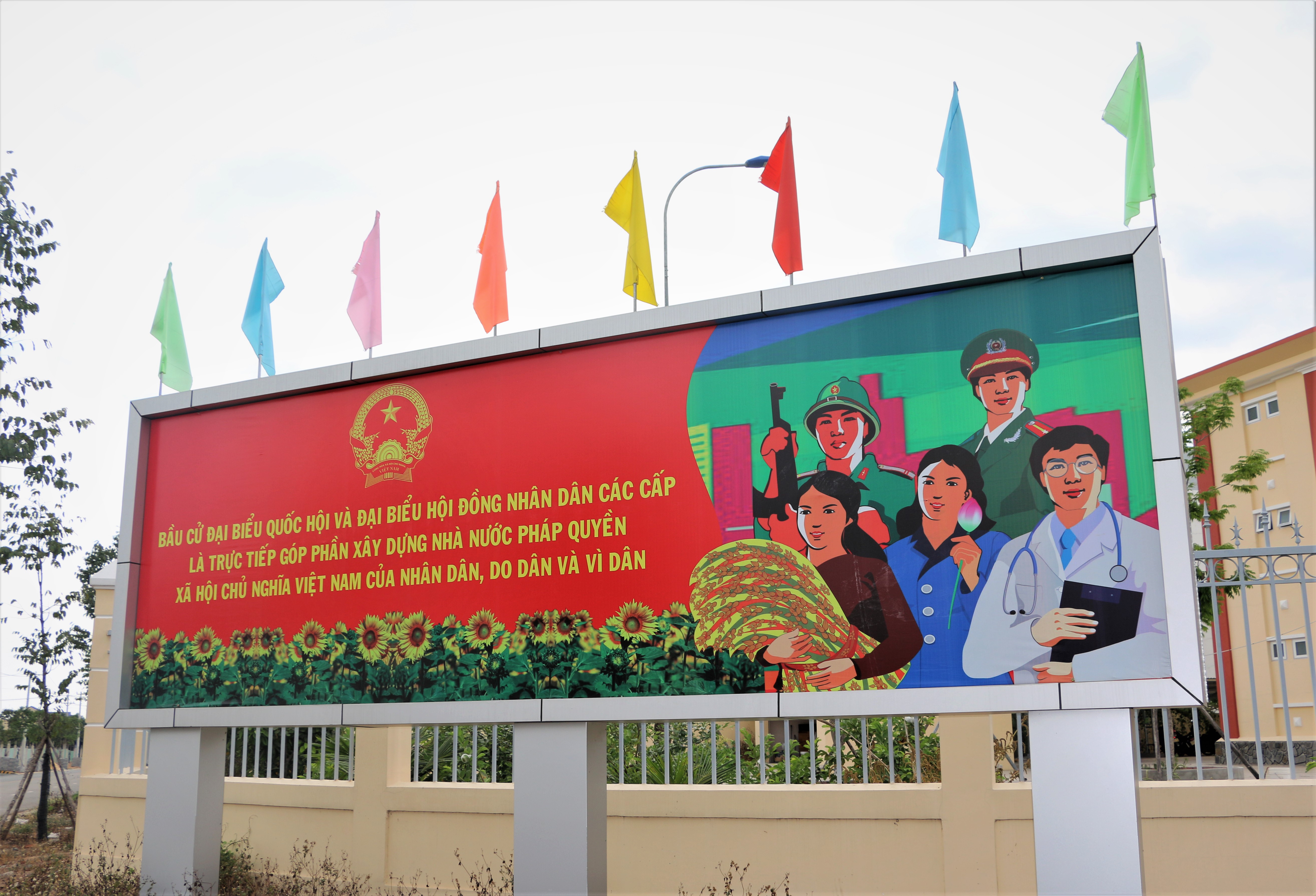 Huyện Bàu Bàng đẩy mạnh tuyên truyền cuộc bầu cử