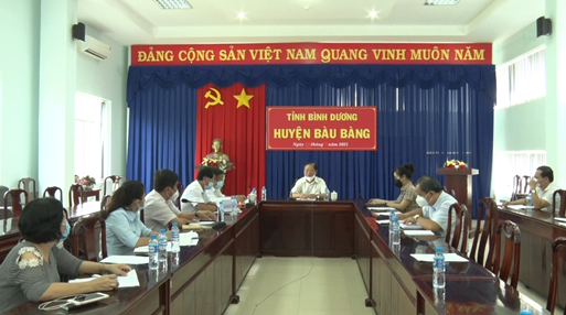Ban Chỉ đạo phòng, chống dịch bệnh Covid-19 tỉnh kiểm tra tại huyện Bàu Bàng