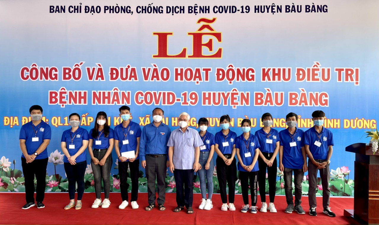 Hội LHTN Bàu Bàng ra mắt Câu lạc bộ “Thanh niên F0 khỏi bệnh tình nguyện hỗ trợ F0”