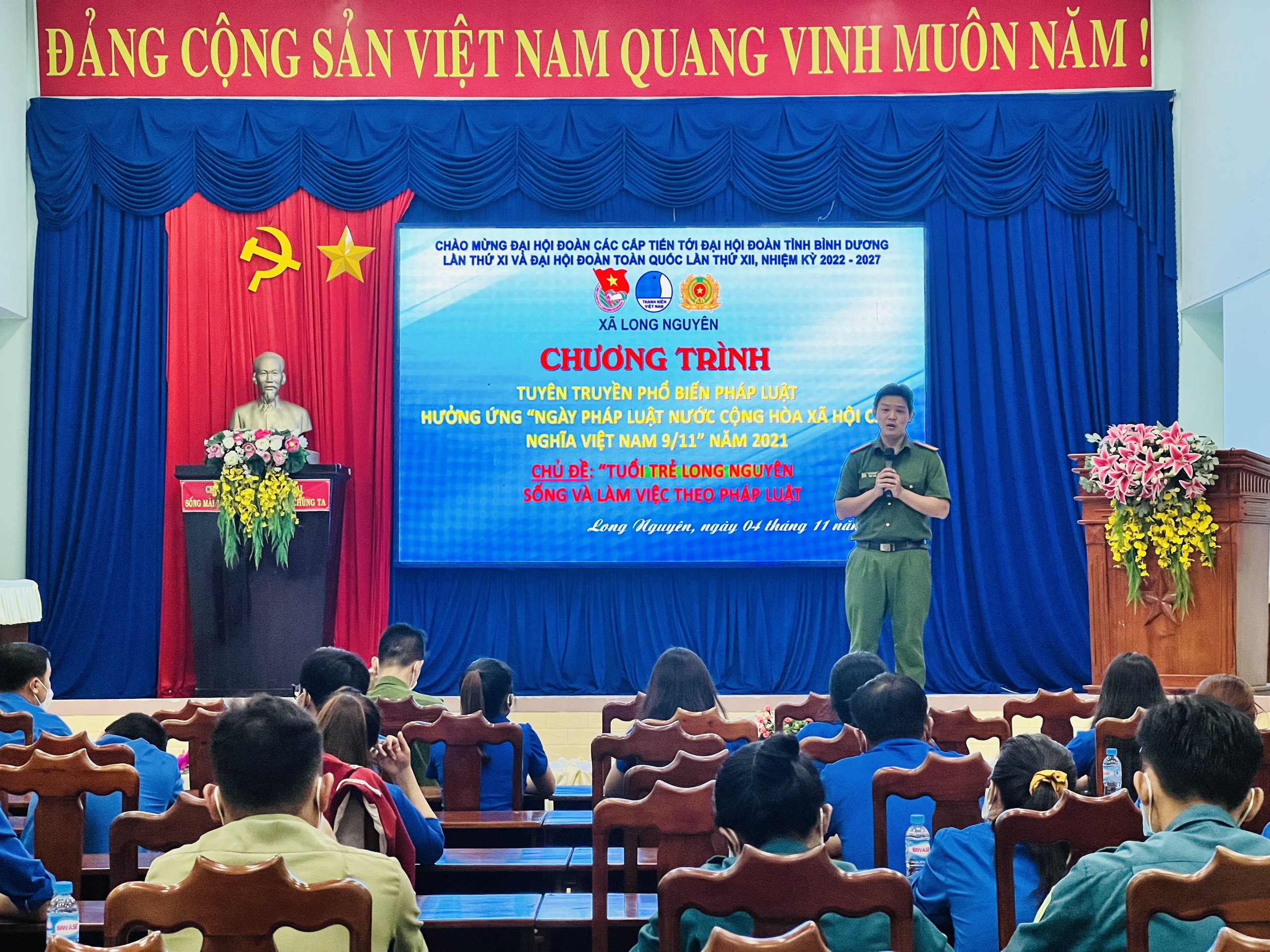 Tuổi trẻ Bàu Bàng hưởng ứng “Ngày pháp luật Nước Cộng hòa Xã hội Chủ nghĩa Việt Nam 9/11” năm 2021