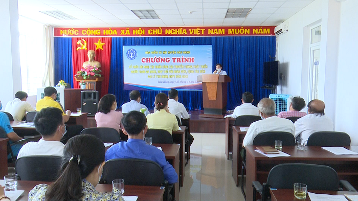 BHXH huyện Bàu Bàng tổ chức hội nghị tập huấn công tác truyền thông BHXH, BHYT năm 2022