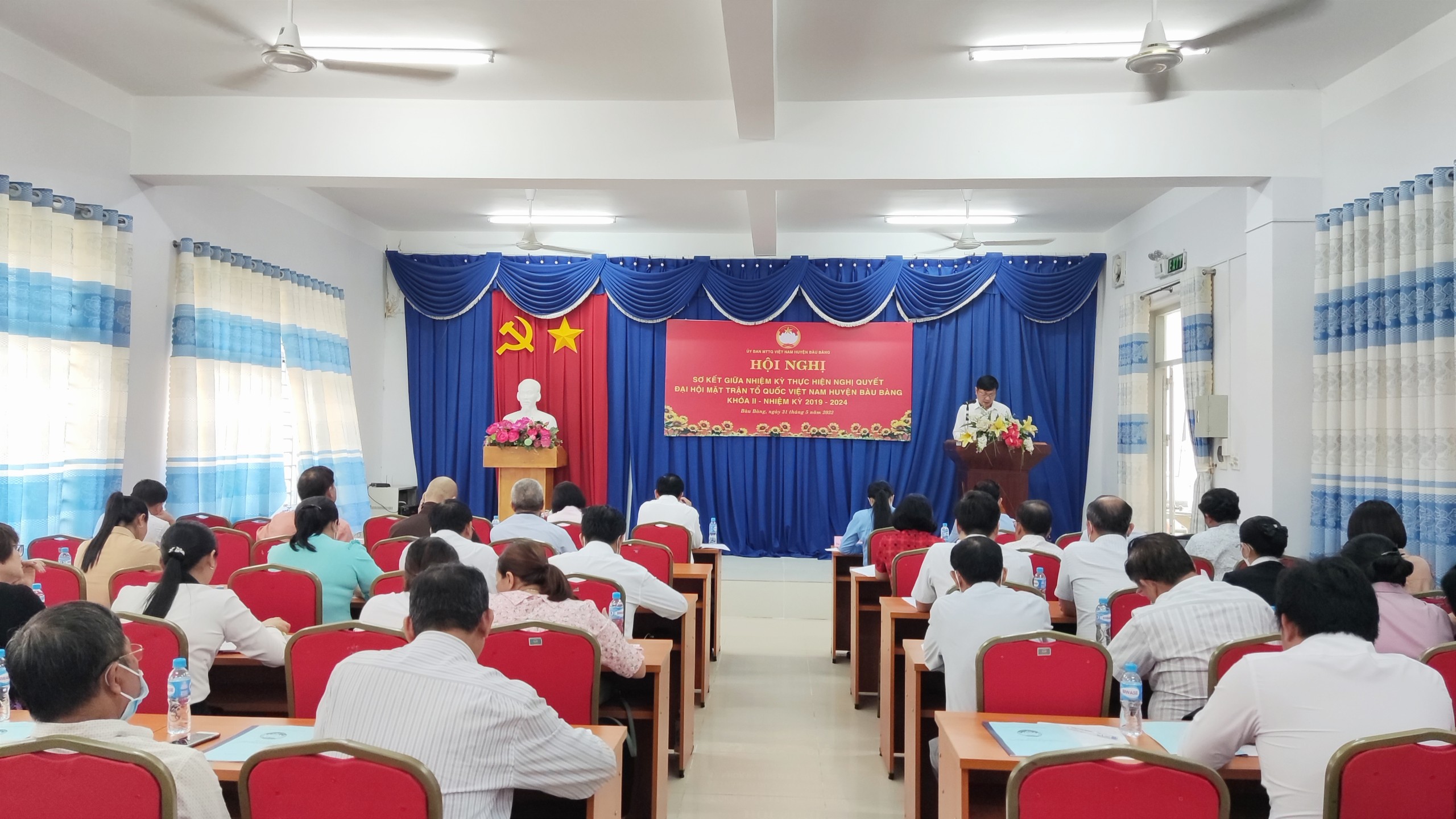Sơ kết giữa nhiệm kỳ thực hiện Nghị quyết Đại hội Mặt trận Tổ quốc Việt Nam huyện Bàu Bàng nhiệm kỳ 2019-2024
