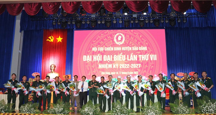 Đại hội Hội Cựu Chiến binh huyện Bàu Bàng lần thứ VII, nhiệm kỳ 2022-2027