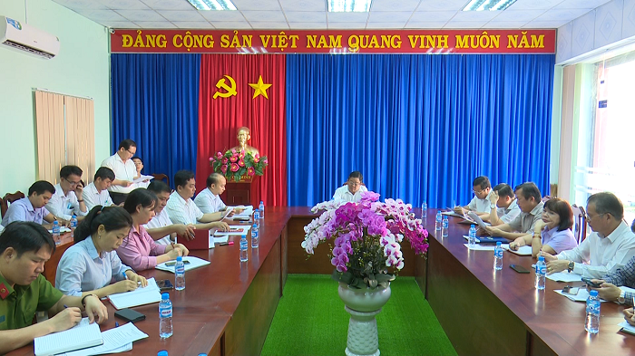 Lãnh đạo huyện Bàu Bàng thăm và làm việc tại xã Lai Hưng