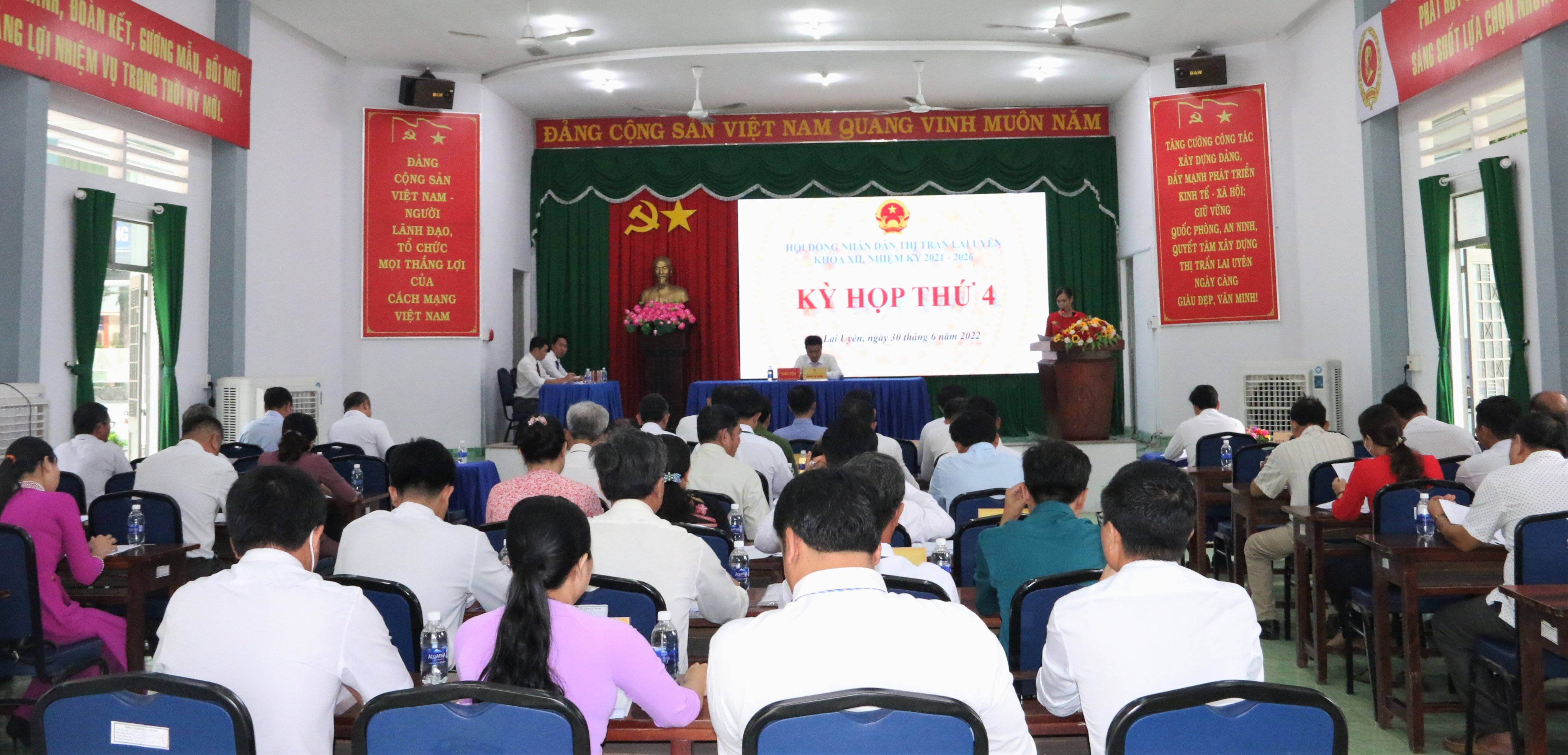 HĐND thị trấn Lai Uyên tổ chức khai mạc kỳ họp lần thứ 4 (thường lệ giữa năm 2022), khóa 12 nhiệm kỳ 2021-2026