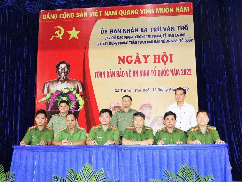Bàu Bàng, Ngày hội toàn dân bảo vệ an ninh tổ quốc năm 2022 tại xã Trừ Văn Thố