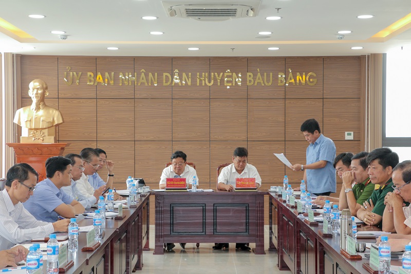 UBND huyện Bàu Bàng tổ chức họp triển khai nhiệm vụ phát triển kinh tế xã hội tháng 9 -2022