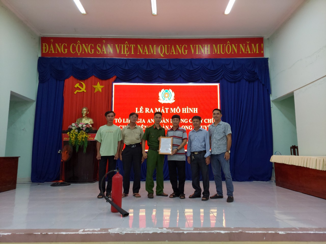 Bàu Bàng: Ra mắt mô “Tổ liên gia an toàn Phòng cháy chữa cháy” tại xã Long Nguyên