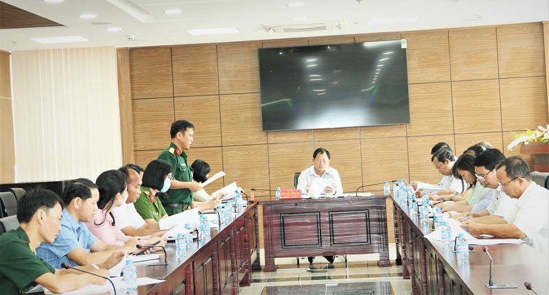 Huyện Bàu Bàng họp triển khai kế hoạch phối hợp thực hiện công tác dân vận huyện Bàu Bàng trên địa bàn xã Hưng Hòa năm 2022