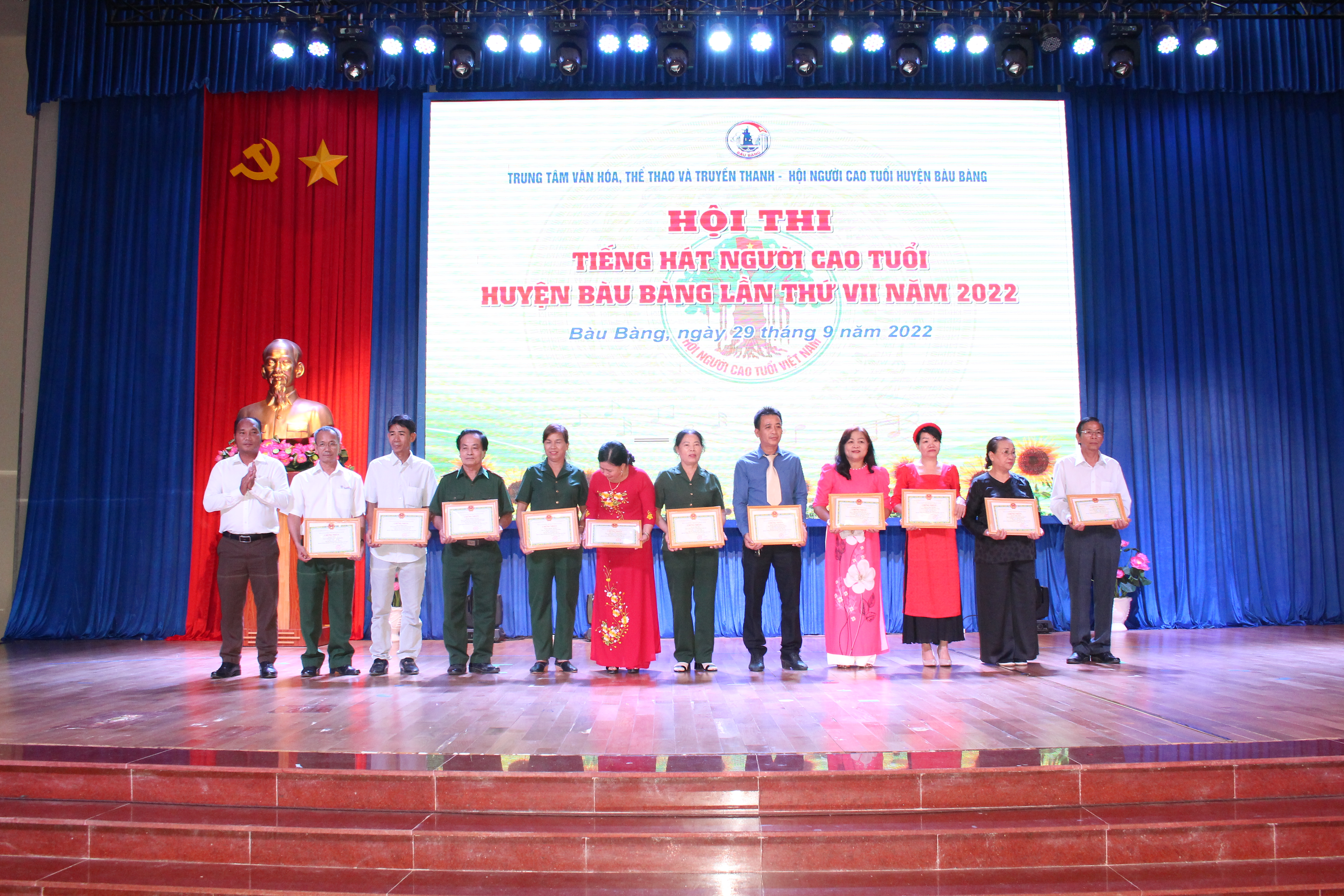 Hội thi “tiếng hát người cao tuổi” huyện Bàu Bàng lần thứ VII năm 2022