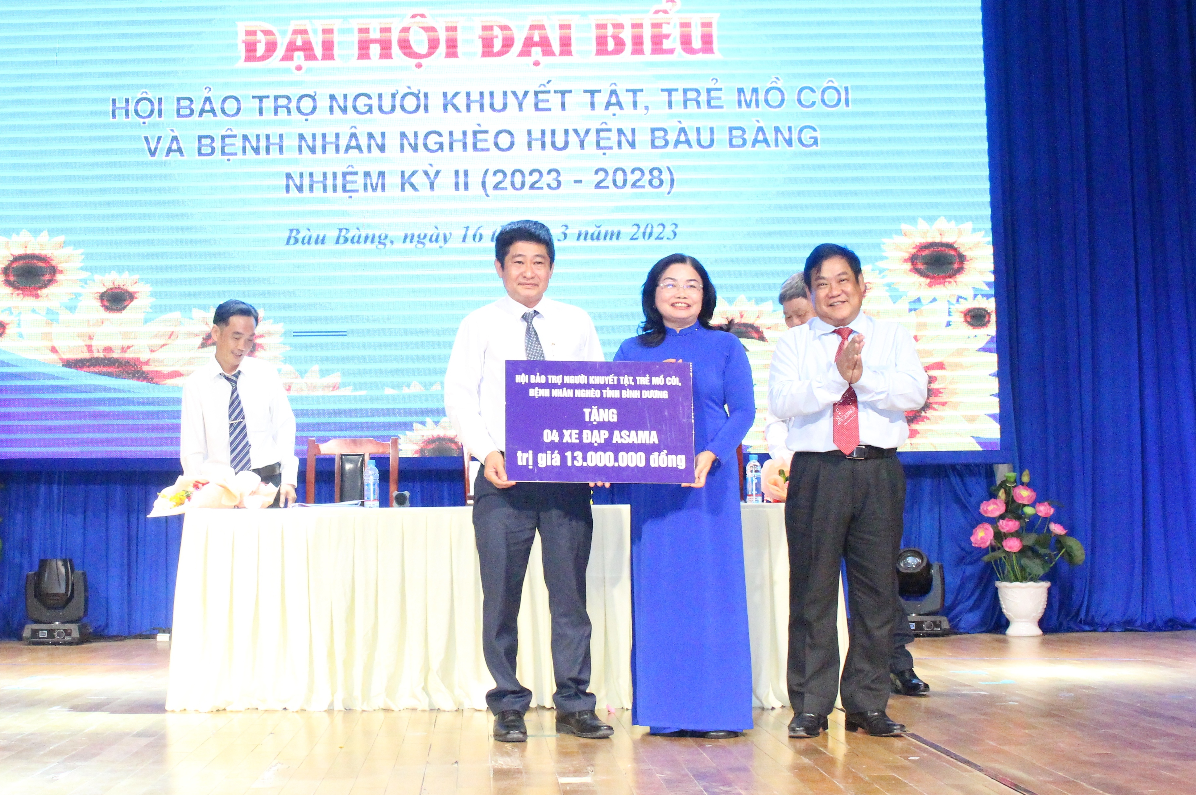 Hội Bảo trợ người khuyết tật, trẻ mồ côi và bệnh nhân nghèo huyện Bàu Bàng tổ chức Đại hội Đại biểu lần thứ II, nhiệm kỳ 2023 – 2028.