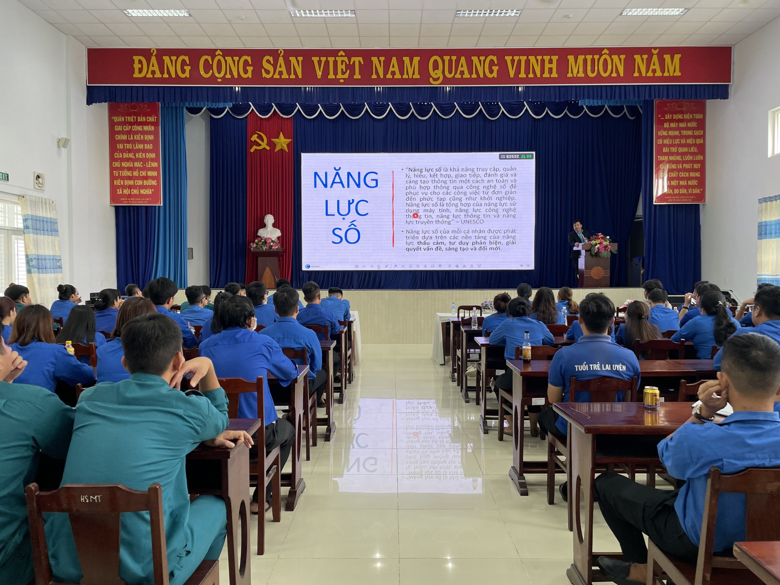 Bàu Bàng: tổ chức tập huấn nâng cao năng lực số trong đoàn viên, thanh niên huyện Bàu Bàng năm 2023.