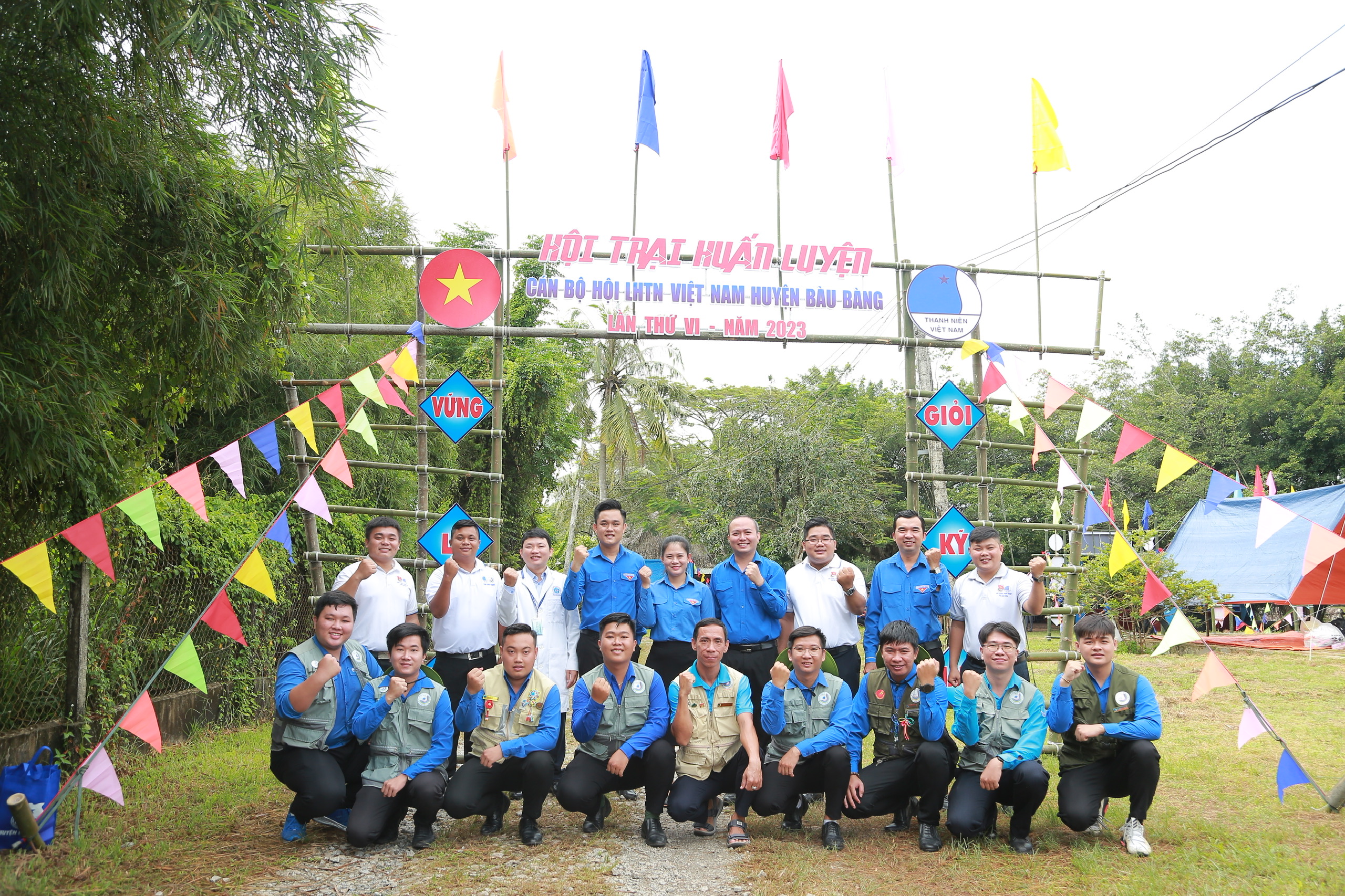 Khai mạc hội trại huấn luyện huyện Bàu Bàng lần thứ VI, năm 2023