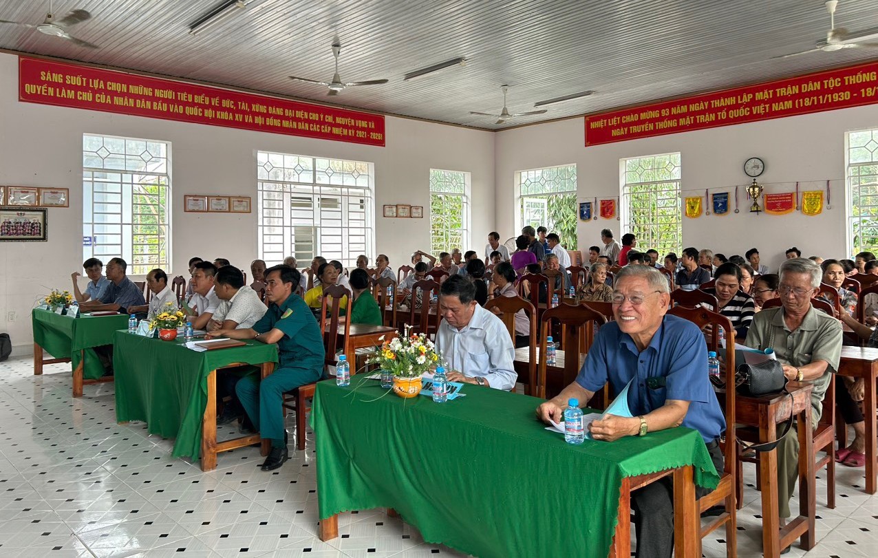 Khu phố Cây Sắn, thị trấn Lai Uyên tổ chức ngày hội đại đoàn kết toàn dân tộc năm 2023