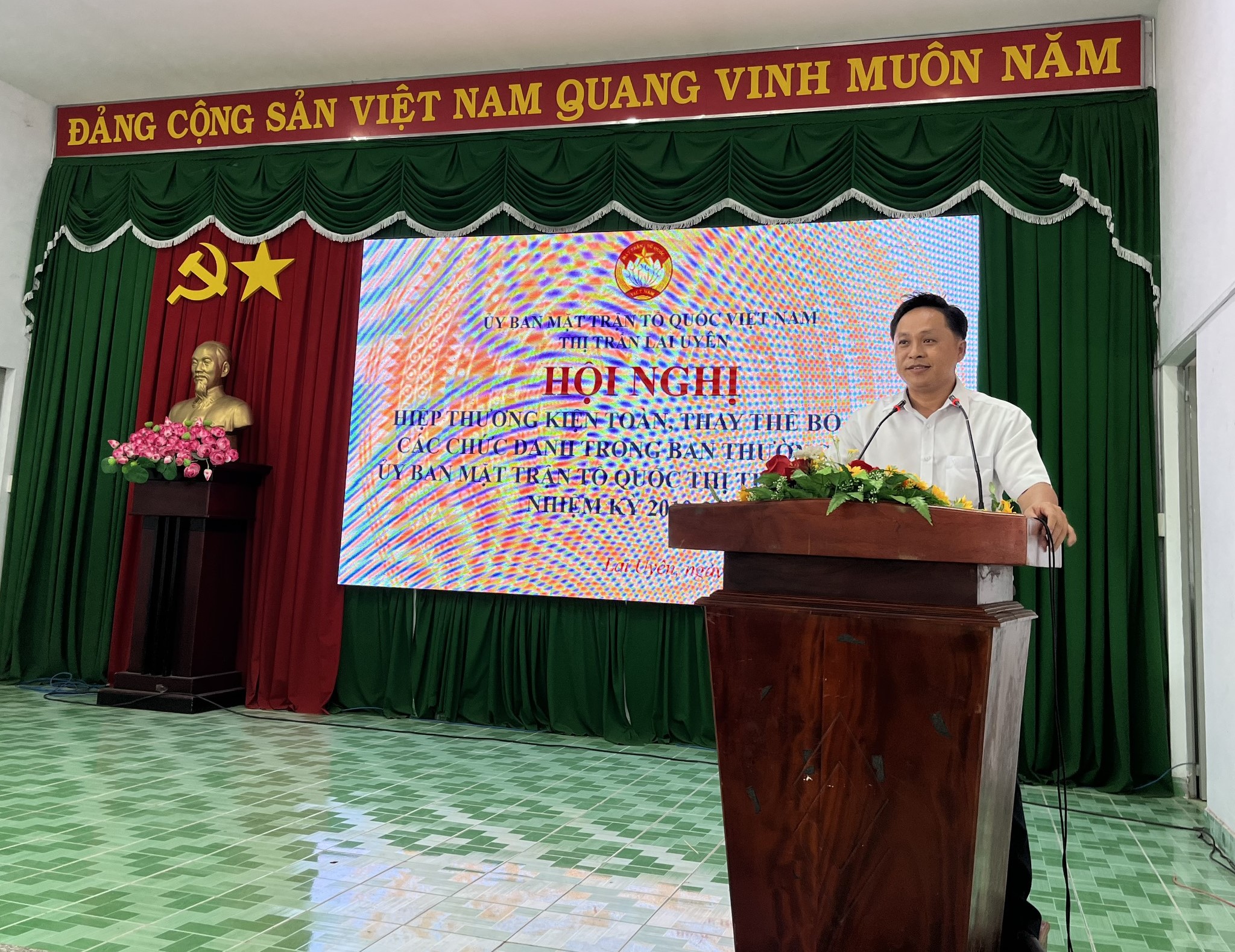 Hiệp thương bầu chức danh Chủ tịch Ủy ban Mặt trận Tổ quốc Việt Nam thị trấn Lai Uyên, nhiệm kỳ 2019 – 2024