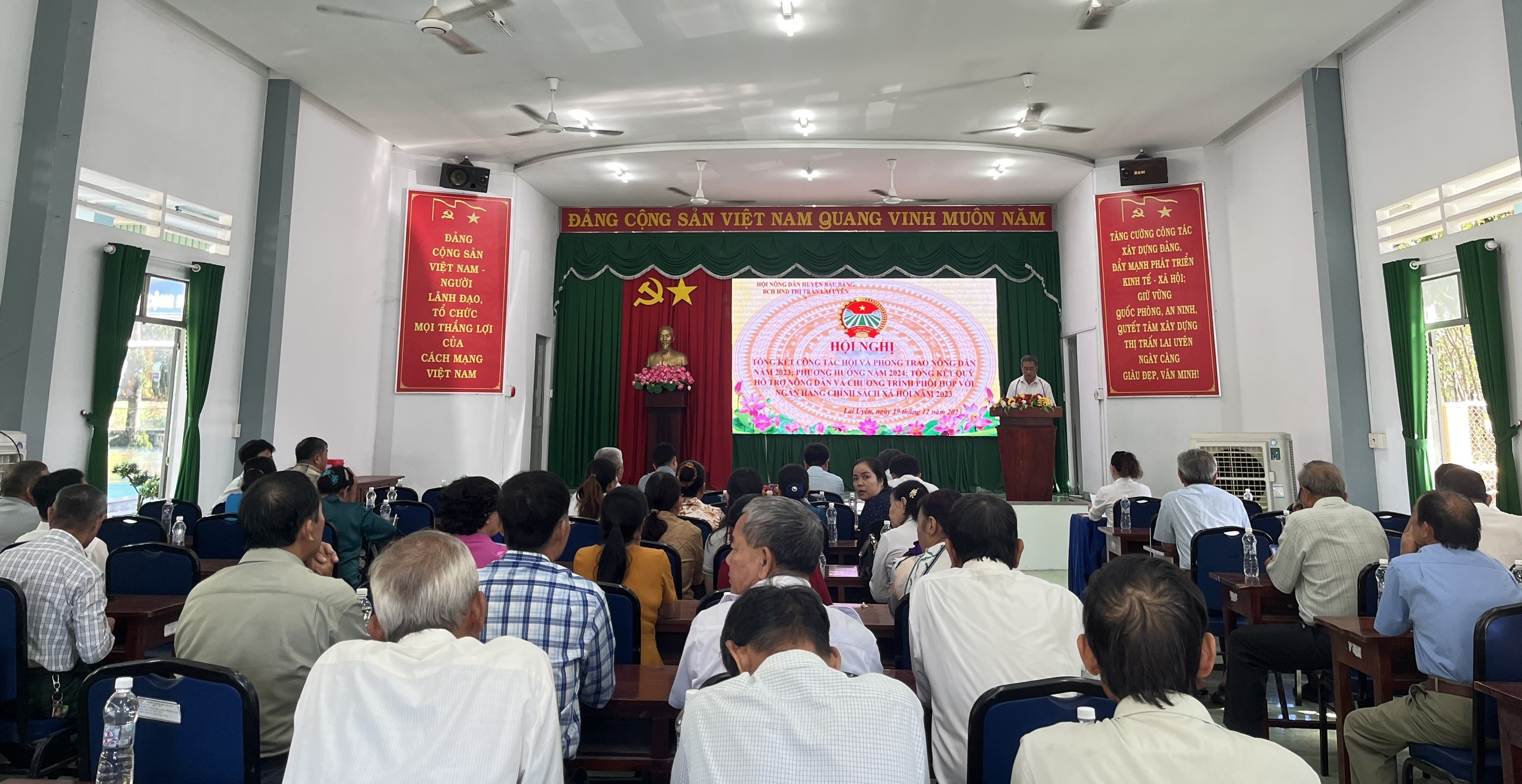 Hội Nông dân thị trấn Lai Uyên tổ chức tổng kết công tác Hội và phong trào nông dân năm 2023