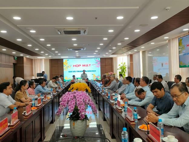 Huyện Bàu Bàng tổ chức Họp mặt chức sắc tôn giáo đầu năm xuân Giáp Thìn 2024