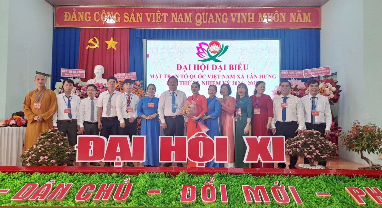 Đại hội Đại biểu MTTQ Việt Nam xã Tân Hưng lần thứ XI, nhiệm kỳ 2024-2029