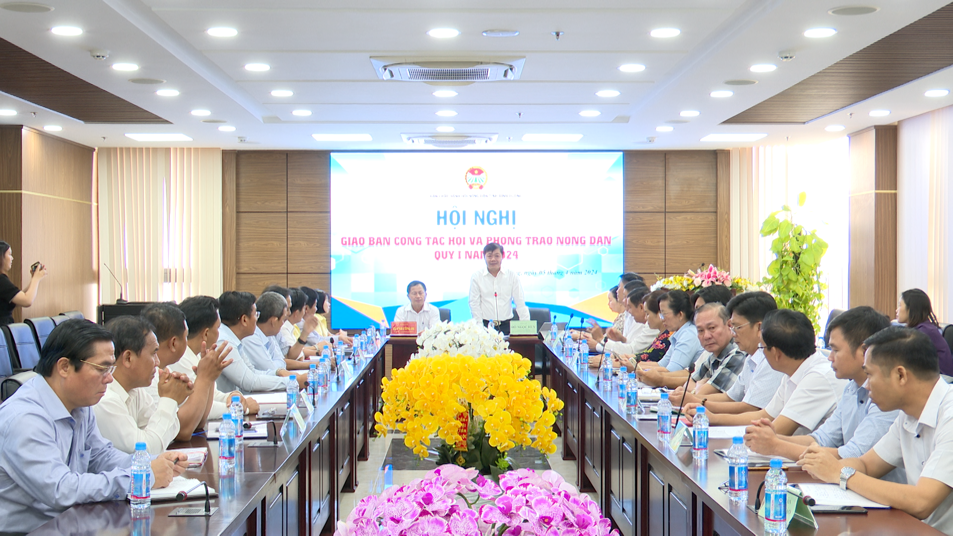 Hội nghị giao ban công tác Hội, phong trào Nông dân tỉnh Bình Dương tại huyện Bàu Bàng