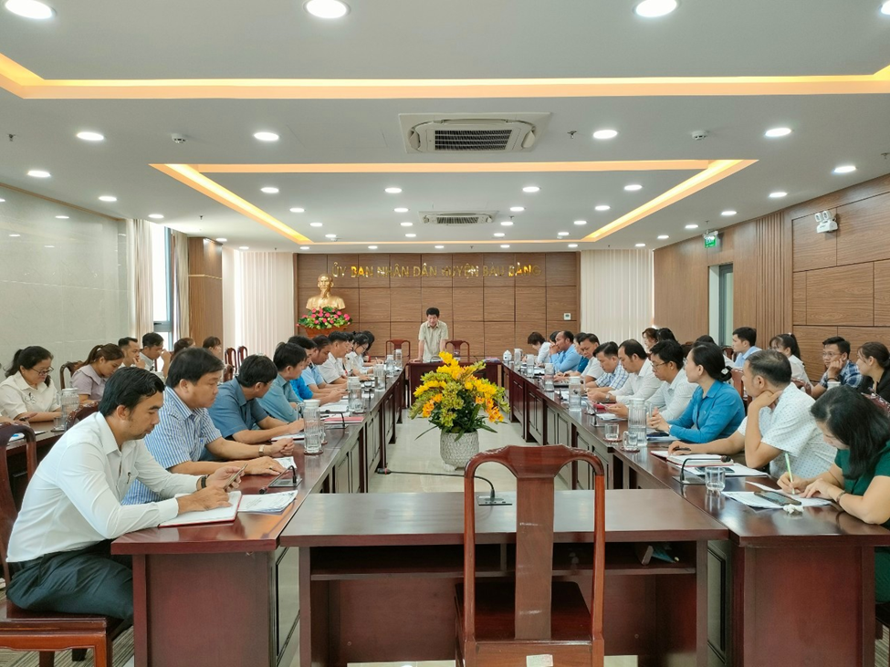BCĐ An toàn thực phẩm huyện Bàu Bàng tổ chức Hội nghị triển khai “Tháng hành động vì ATTP” năm 2024