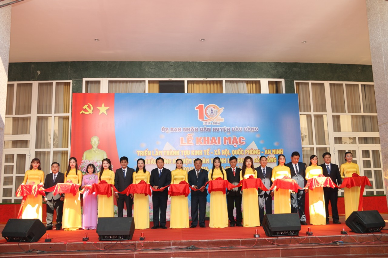 Huyện Bàu Bàng: Triển lãm các thành tựu trên các lĩnh vực