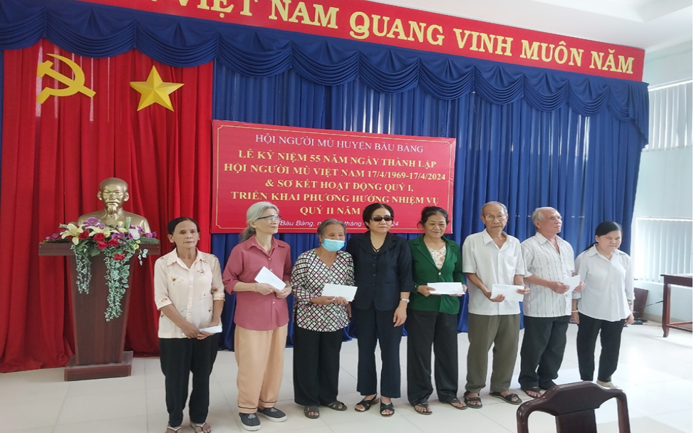 Kỷ niệm 55 năm ngày thành lập Hội người mù Việt Nam 17/4/1969-17/4/2024