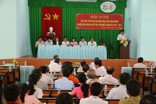 Đại biểu HĐND tỉnh, huyện tiếp xúc cử tri tại xã Lai Hưng