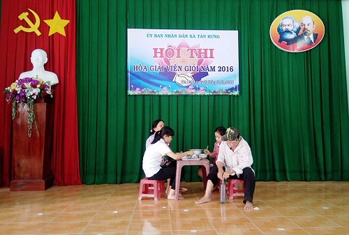 Ủy ban nhân dân xã Tân Hưng tổ chức cuộc thi “Hòa giải viên giỏi” năm 2016
