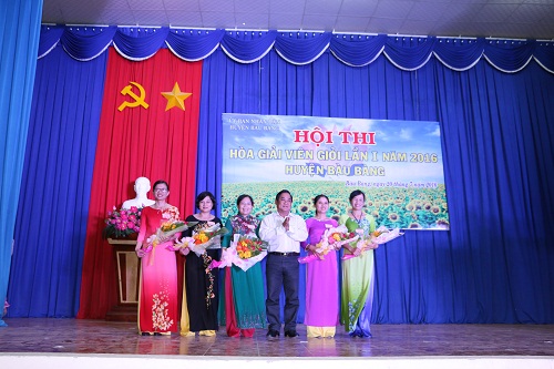 Tổ chức Hội thi Hòa giải viên giỏi huyện Bàu Bàng lần I năm 2016
