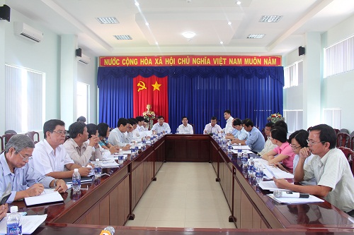 Ban Chỉ đạo đổi mới và phát triển kinh tế tập thể tỉnh kiểm tra tại Bàu Bàng