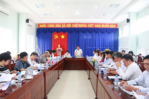 Ủy ban Văn hóa, Giáo dục, Thanh niên, Thiếu niên và Nhi đồng của Quốc Hội về thực hiện nhiệm vụ xây dựng đời sống văn hóa cơ sở làm việc với huyện Bàu Bàng