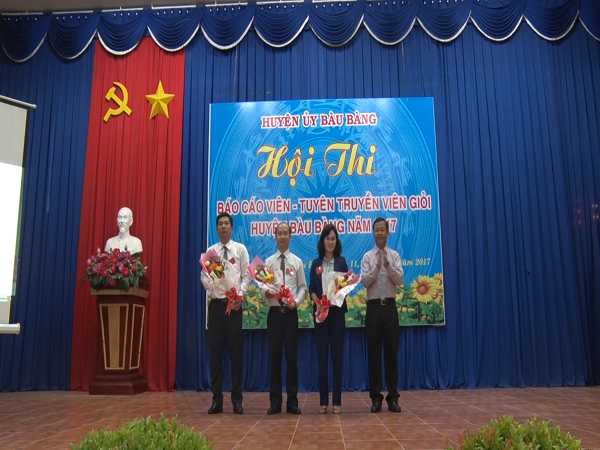 Huyện ủy Bàu Bàng tổ chức khai mạc Hội thi Báo cáo viên - Tuyên truyền viên giỏi năm 2017