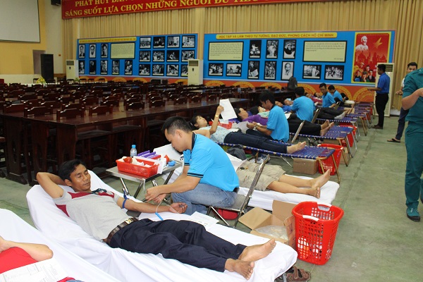 Huyện Bàu Bàng tổ chức ngày hội hiến máu tình nguyện