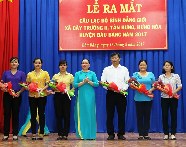 Huyện Bàu Bàng tổ chức ra mắt Câu lạc bộ Bình đẳng giới