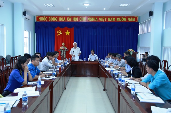 Ban Chỉ đạo đổi mới và phát triển kinh tế tập thể tỉnh làm việc với Ban Chỉ đạo huyện Bàu Bàng