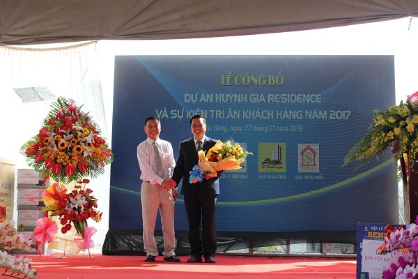 Huyện Bàu Bàng công bố dự án Huỳnh Gia Residence