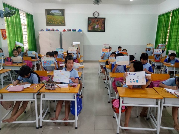 Hội đồng Đội huyện Bàu Bàng tổ chức các hoạt động tuyên truyền về Biển đảo Việt Nam năm 2018