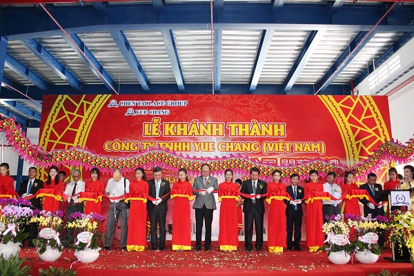 Công ty TNHH Yue Chang long trọng tổ chức lễ khánh thành tại Khu công nghiệp và Đô thị Bàu Bàng