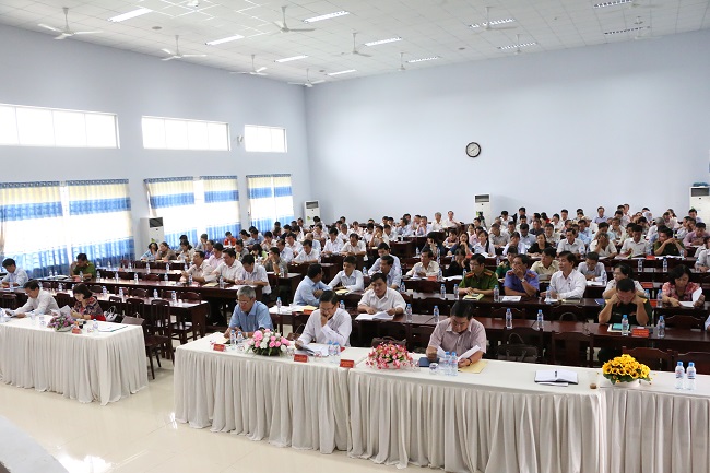 Huyện ủy Bàu Bàng tổ chức hội nghị sơ kết công tác kiểm tra, giám sát và thi hành kỷ luật Đảng 6 tháng đầu năm 2018, triển khai phương hướng, nhiệm vụ 6 tháng cuối năm 2018