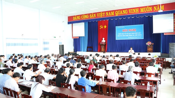 Huyện Bàu Bàng tổ chức Hội nghị triển khai các văn bản quy phạm pháp luật trong lĩnh vực công nghệ thông tin, viễn thông