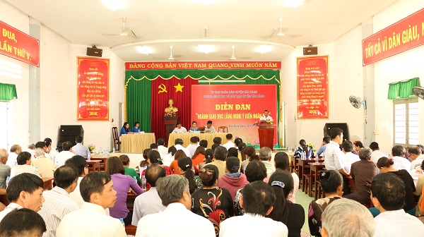 Huyện Bàu Bàng tổ chức diễn đàn “Ngành giáo dục lắng nghe ý kiến nhân dân”