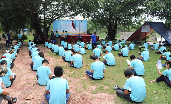 Ủy ban Hội Liên hiệp Thanh niên tổ chức Hội trại tập huấn cán bộ Hội và tuyên dương thanh niên tiên tiến làm theo lời Bác năm 2018.