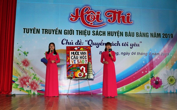 Huyện Bàu Bàng tổ chức Hội thi “Tuyên truyền giới thiệu sách huyện Bàu Bàng” năm 2019